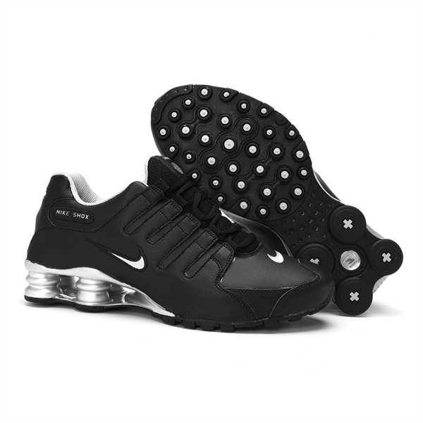 Men's Running Weapon Shox NZ Black/Silver Shoes 0019